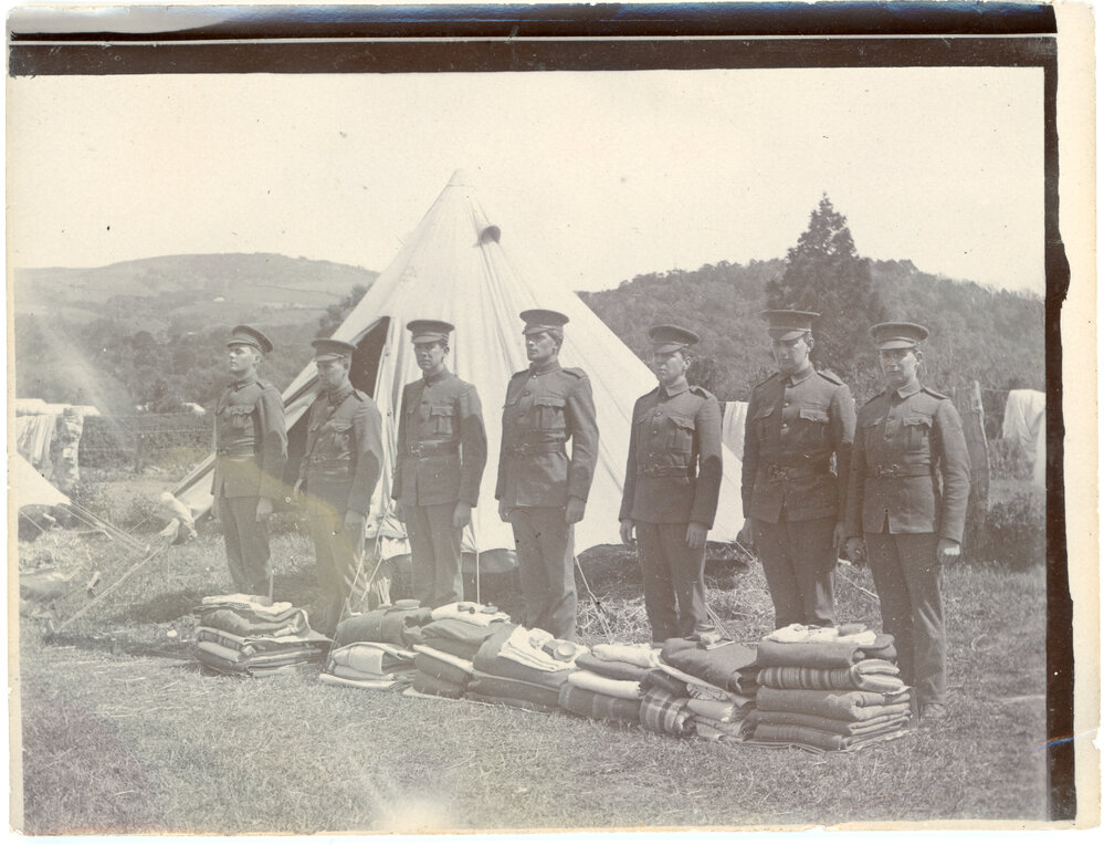 Knox Boys and their World War One kit
