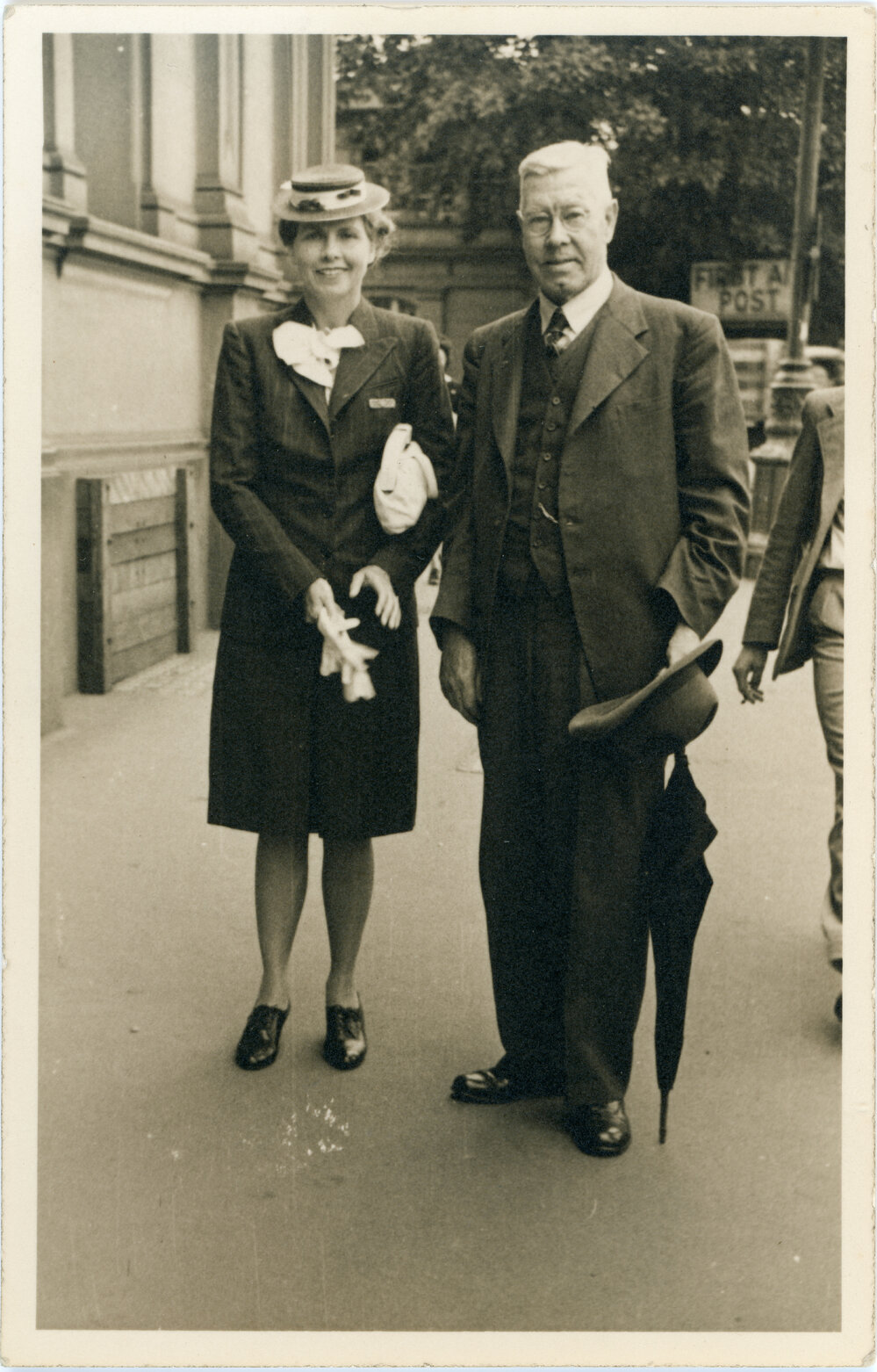 Rev. Dr. and Mrs. EN Merrington After Arrival in Sydney