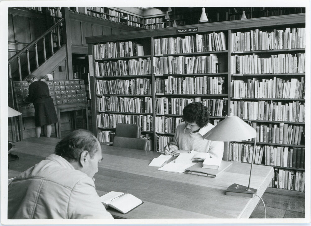 Studying in the Hewitson Library