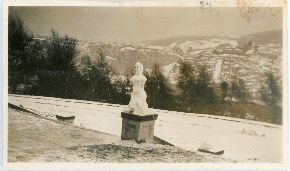 Snow Sculpture, Knox College