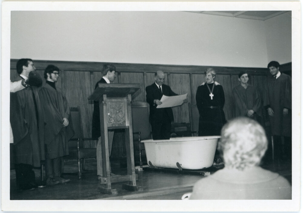 "Jack Somerville Receives his P.P. Degree"