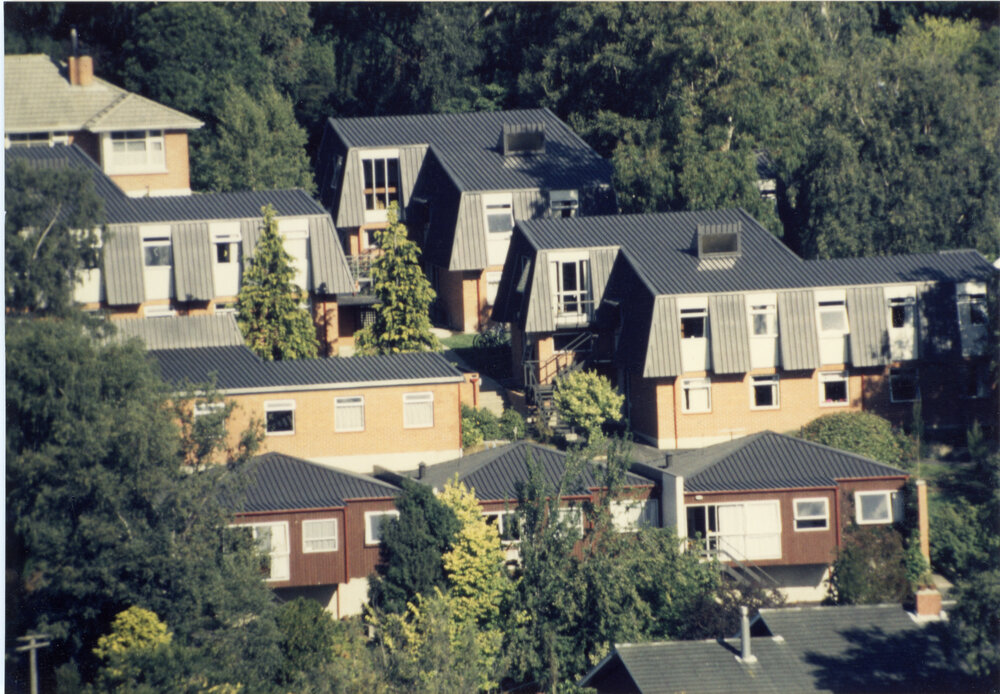 Aerial view of Somerville Court