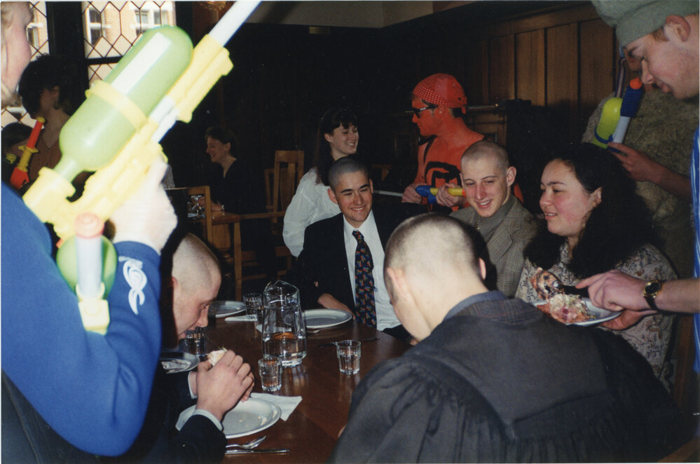 Students in the Dining Hall