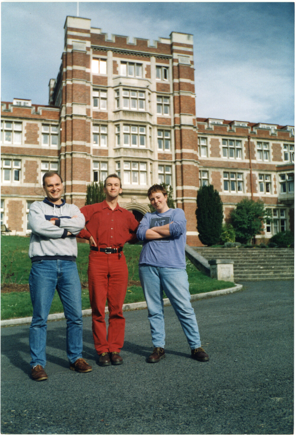 Standing outside Knox College
