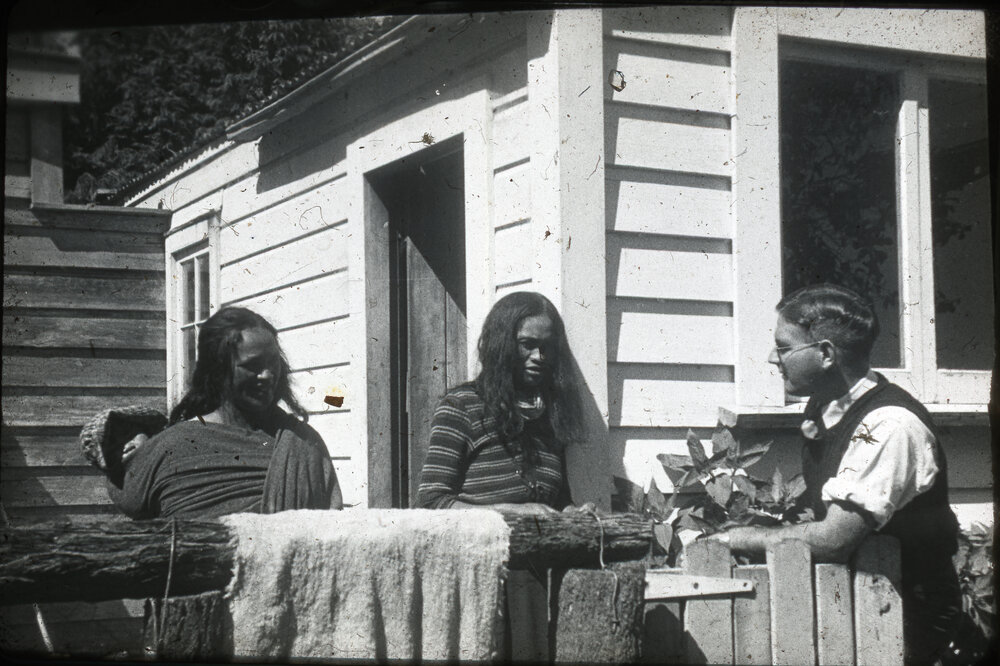 Visiting with a Mission Worker