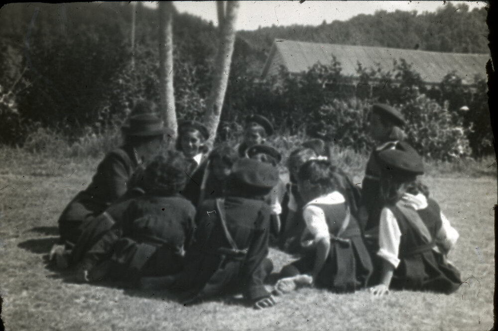 Māori Girls' Life Brigade Company and Their Leader