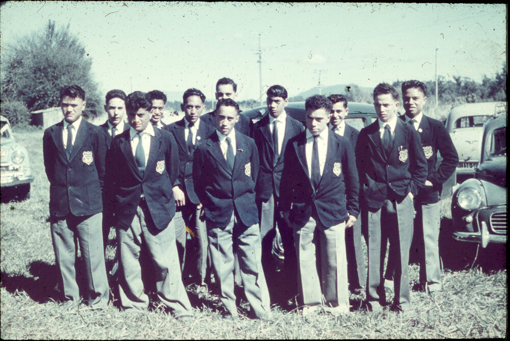 Te Whaiti Māori Boys Farm School Rangatahi Students