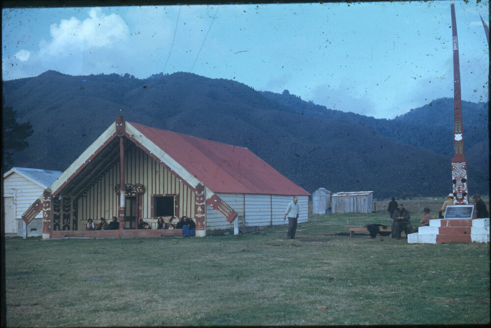 Marae And Wharenui at Waiohau