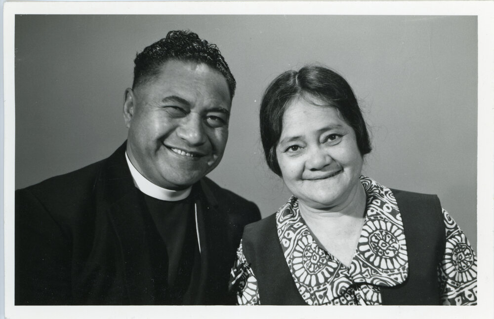 Rev. Tawhao and Mrs Tioke