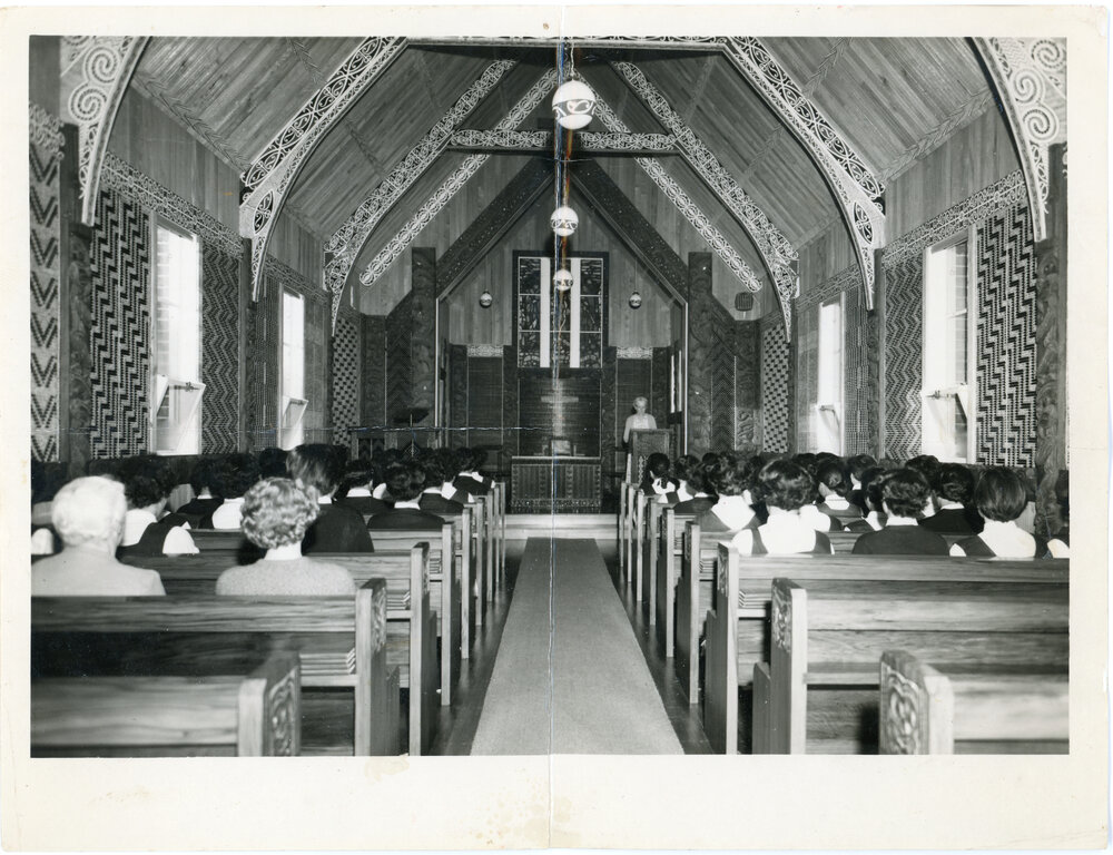 Worship in the Turakina Māori Girls College Chapel