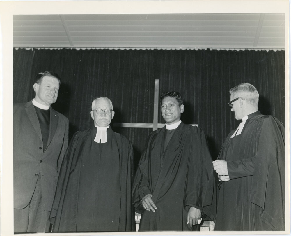 Clergy Gathering for Rev. Tame (Tom) Hawea