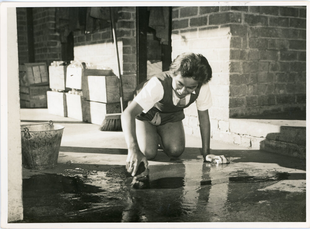 Spring Cleaning - Washing a Floor