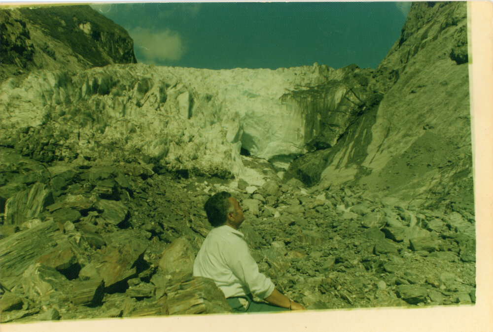 The Very Rev. Takao And a Glacier