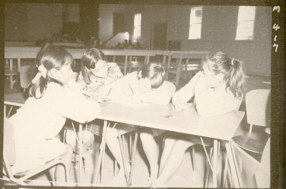Tamariki At A Table