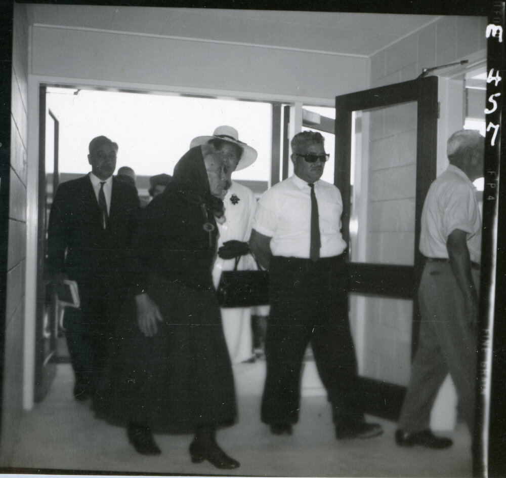 Unknown People Walking Into The Taka-Tutahi Church Centre