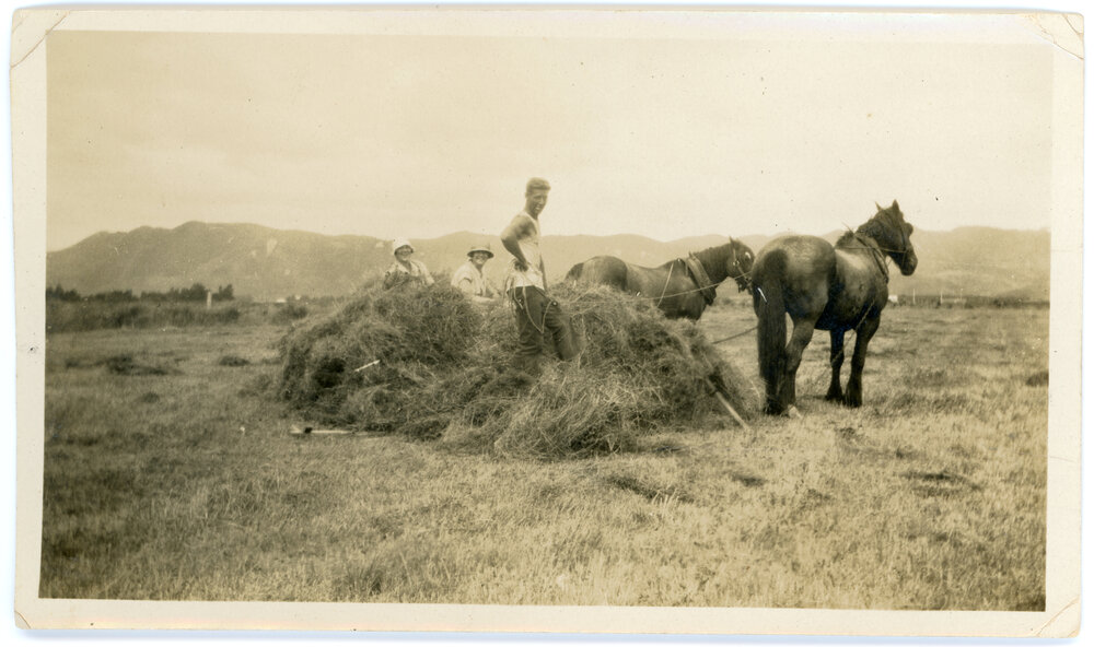 Haying With Horses and Friends