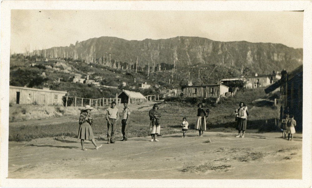 Gathering at Maungapohatu In Rev Currie's Time