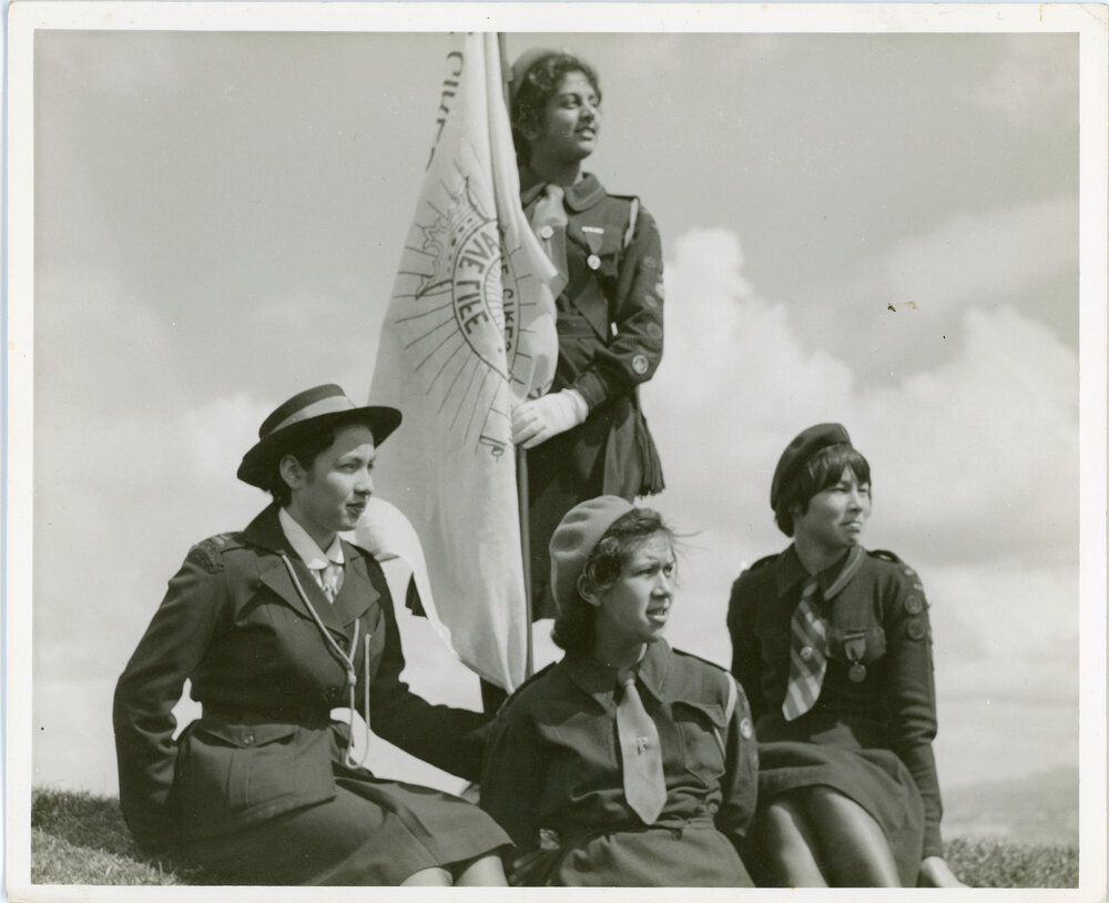 Four Girls' Brigade Members