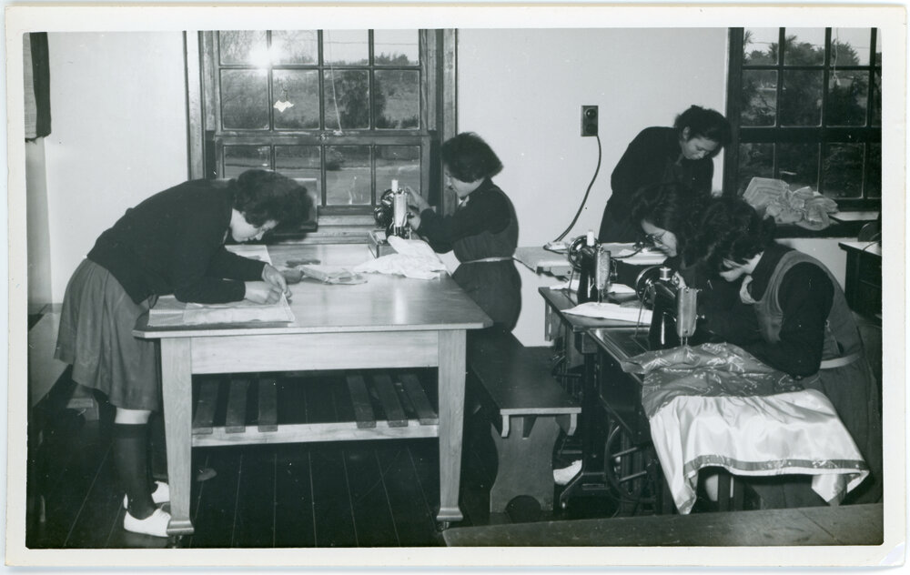 In The Turakina Māori Girls College Sewing Room