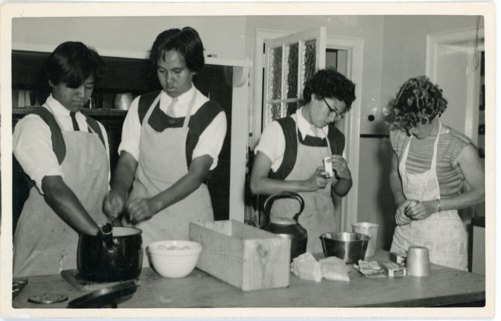Matahi Mission School Home Economics Class