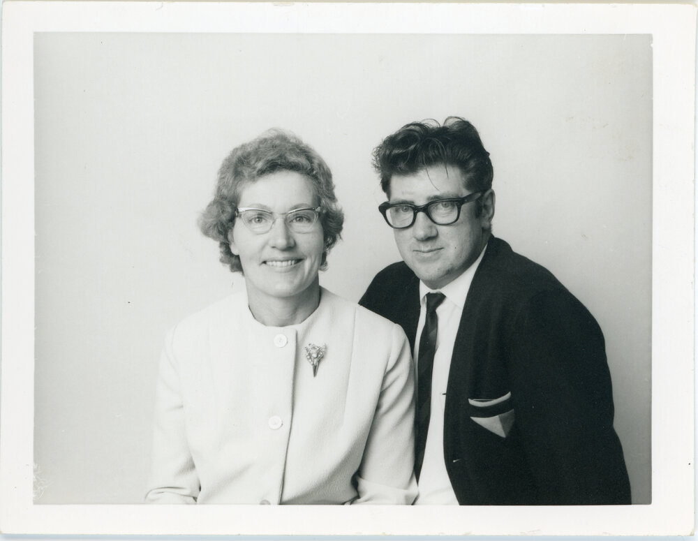 Studio Portrait of an Unknown Couple