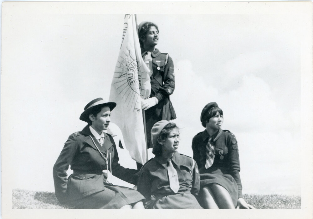 Four Girls' Brigade Members