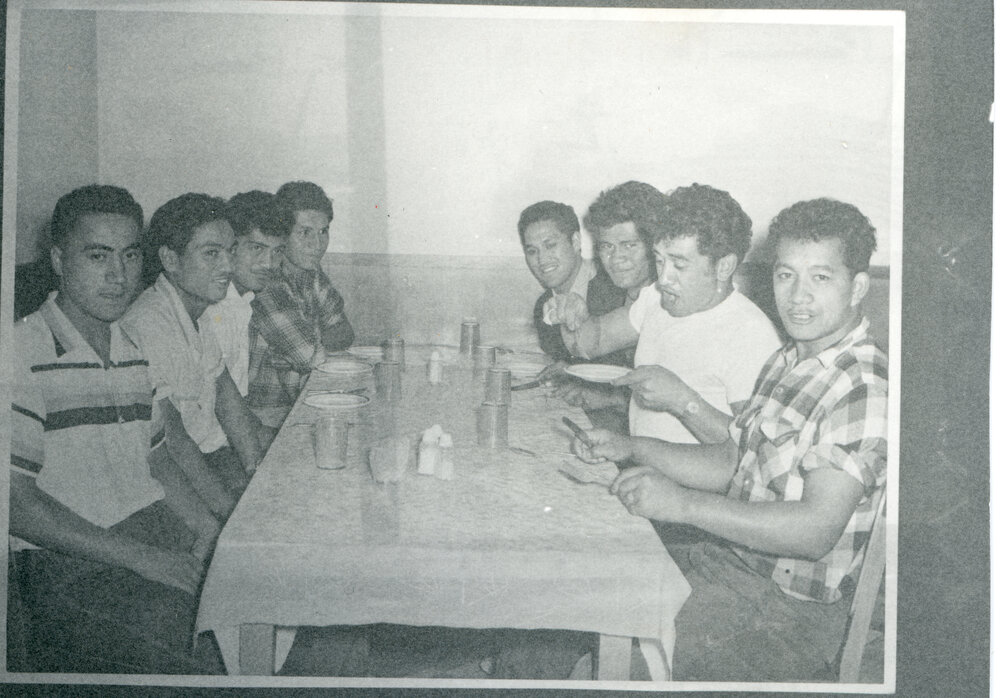 Mealtime at Mens Hostel