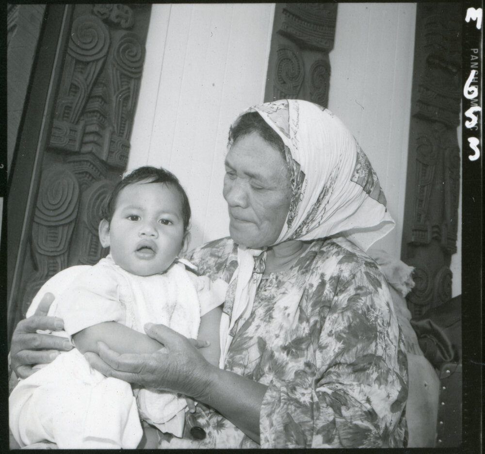Kuia And Her Mokopuna