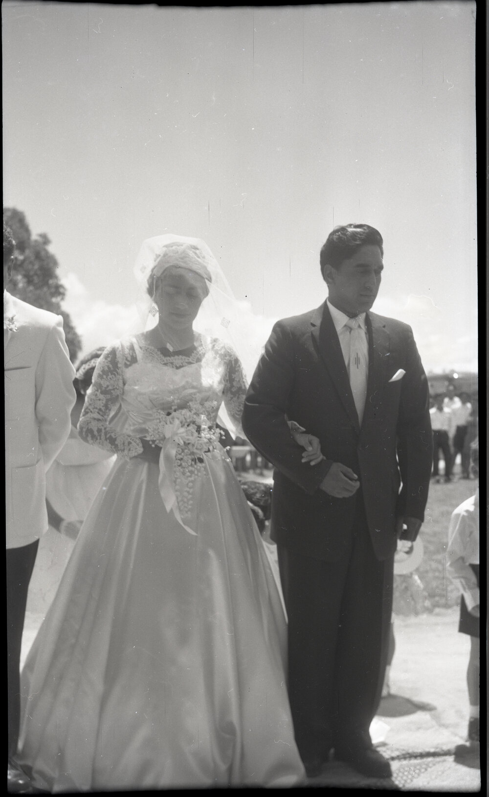 Wedding In Process - Bride And Her Father