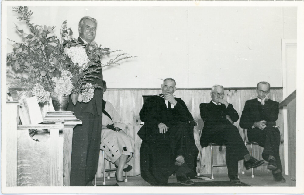 Clergy Leading The Service