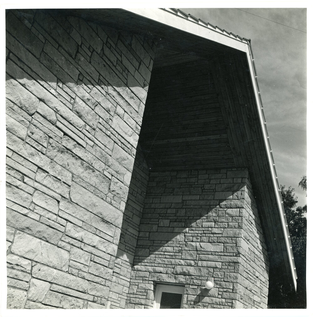 Wall and Roof of Unknown Building