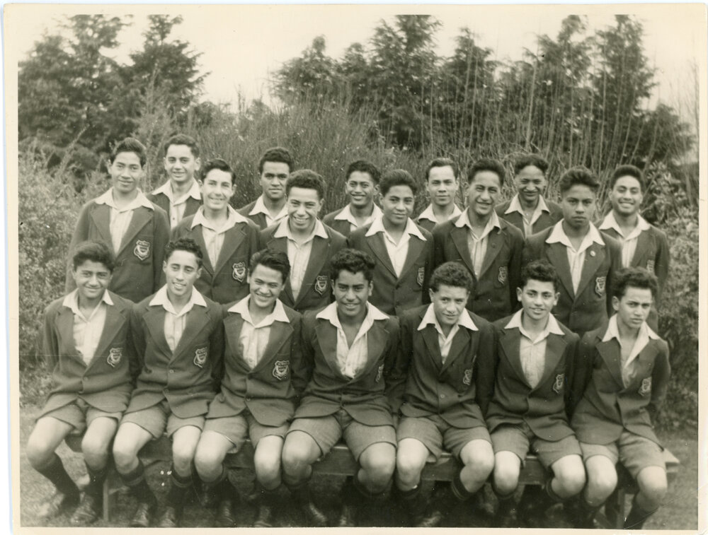 Te Whaiti-nui-a-toi School Students, 1956