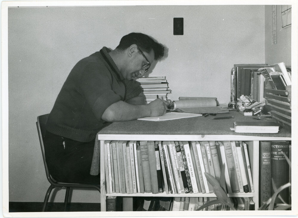 Mr Ron Hikurangi Matthews, a student at the Māori Theological College
