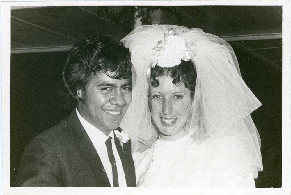 Portrait Of A Wedding Couple