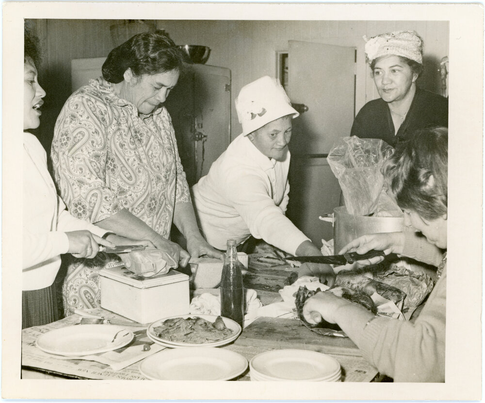 Women In The Dining Hall Kitchen