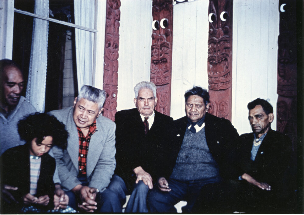 Kaumātua Inside A Wharenui
