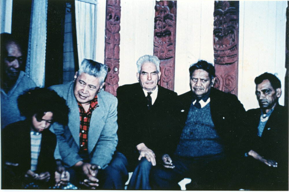 Kaumātua Inside A Wharenui