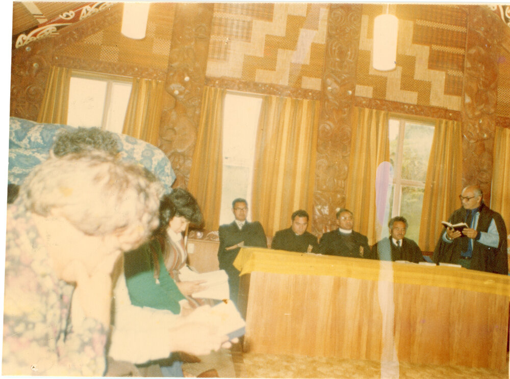 Service Inside A Wharenui