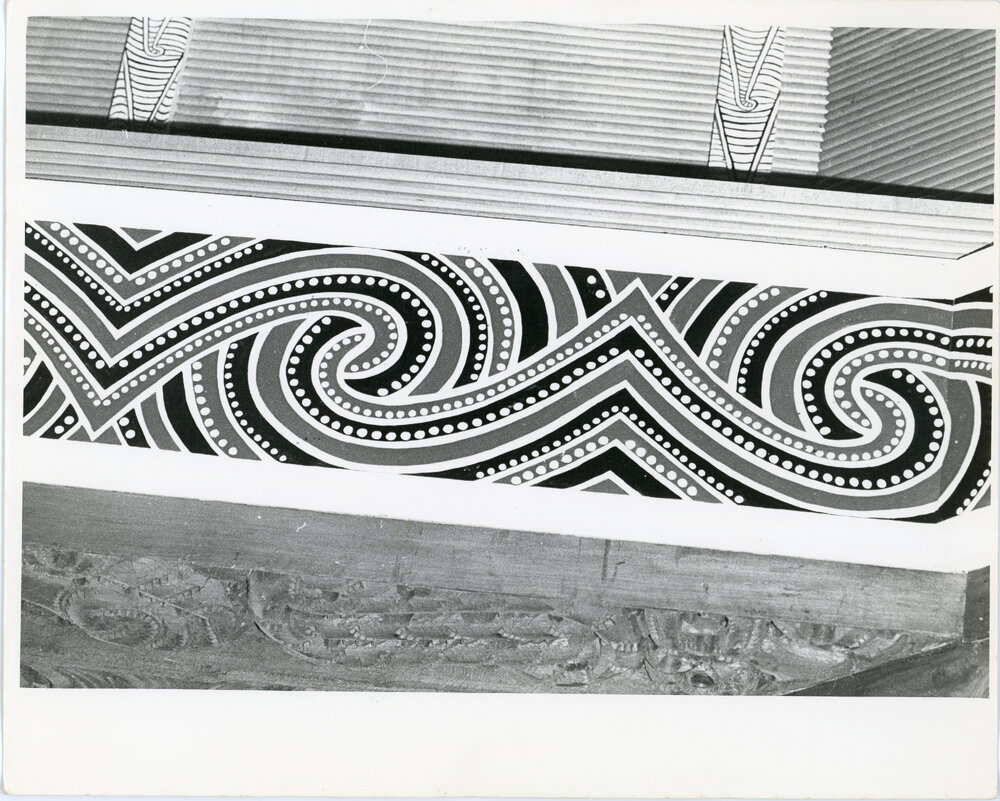 Turakina Māori Girls College Chapel - Wall Kōwhaiwhai 