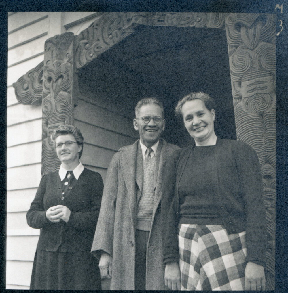 Rev. Te Puawhe, Mrs Kihore &amp; Sr M. Queale