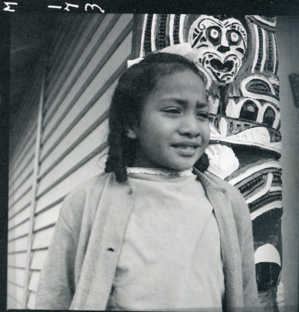 Māori Girl At Waimana