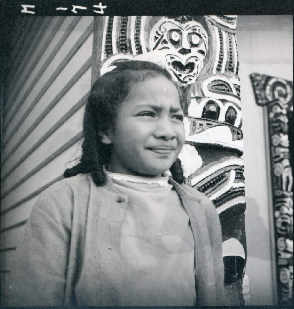 Māori Girl At Waimana