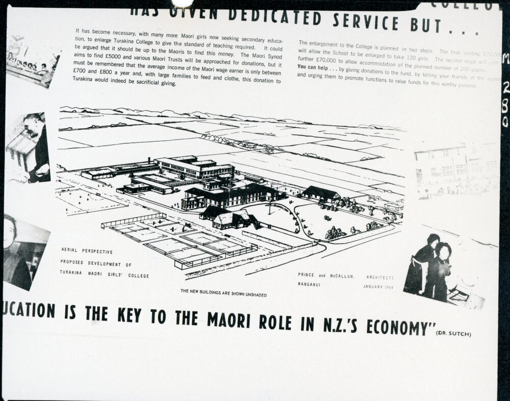 Turakina Maori Girls College Plans