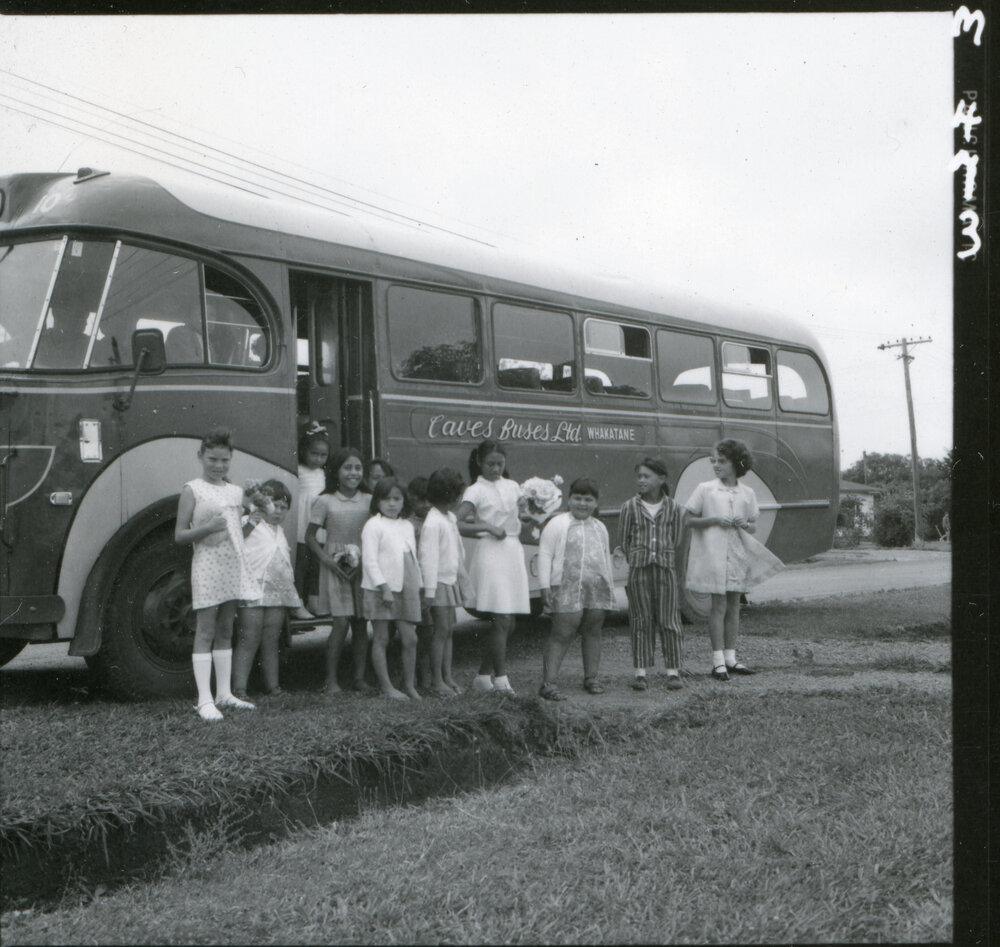 Sunday School Tamariki By School Bus