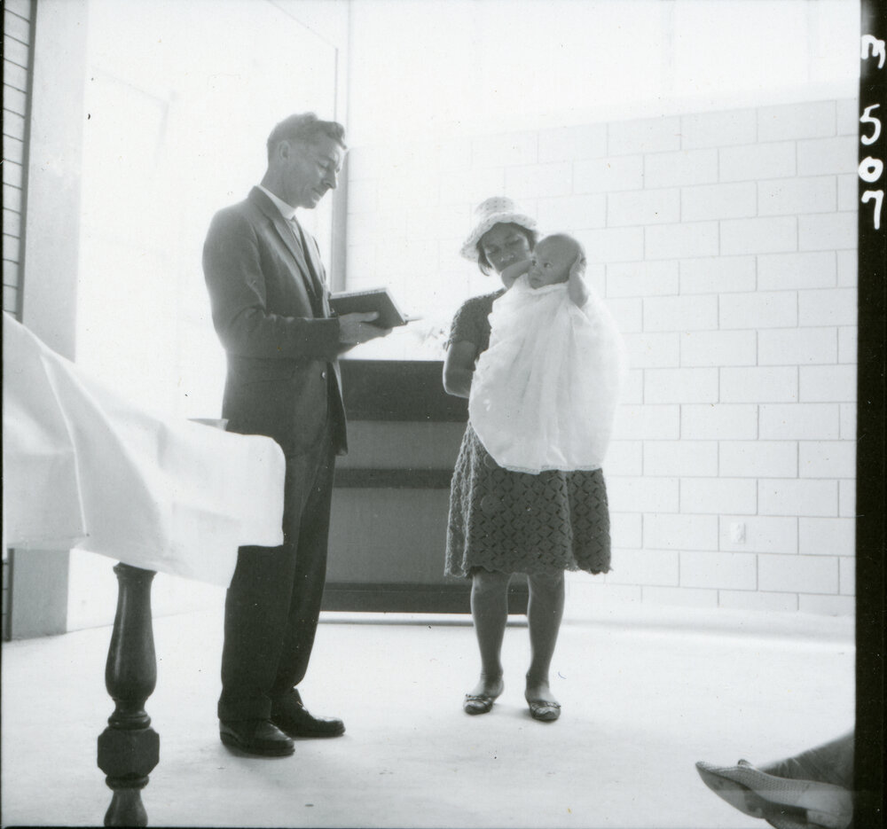Service in Maori Synod Building
