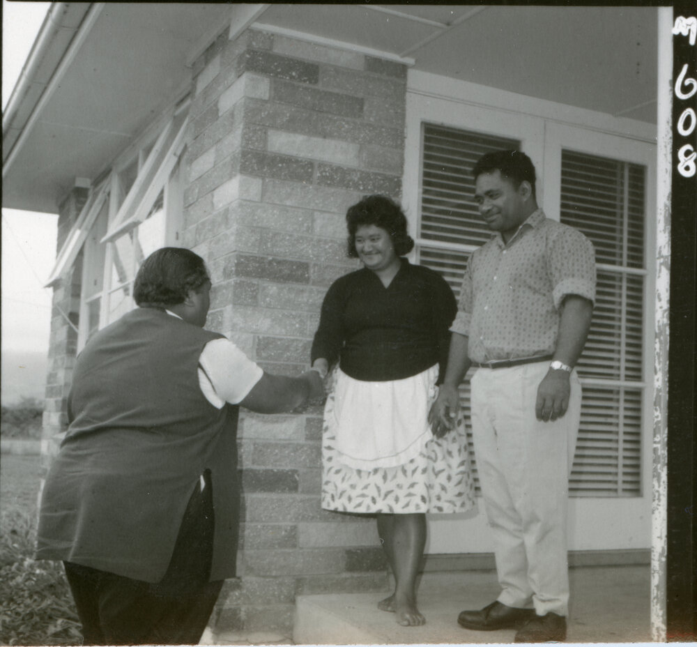 Rev. T. Rawiri Greeting Couple
