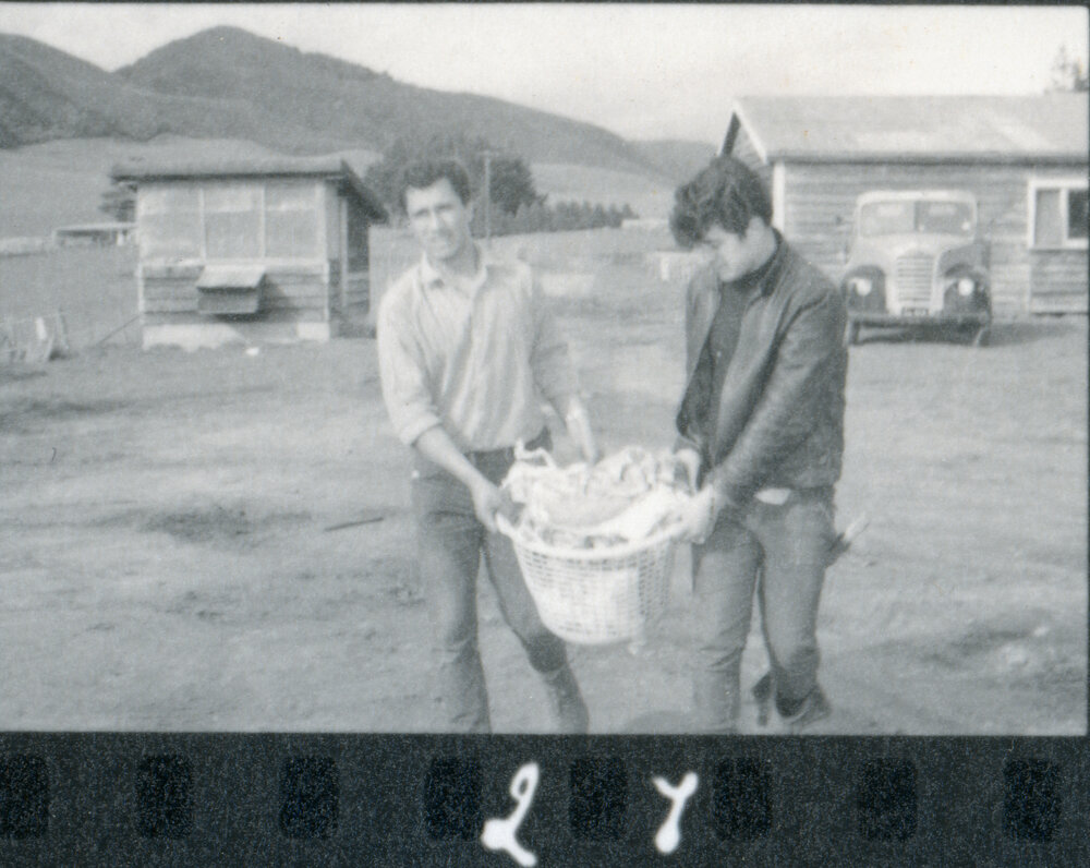 Te Whaiti Māori Boys Farm - Moving the Laundry Basket