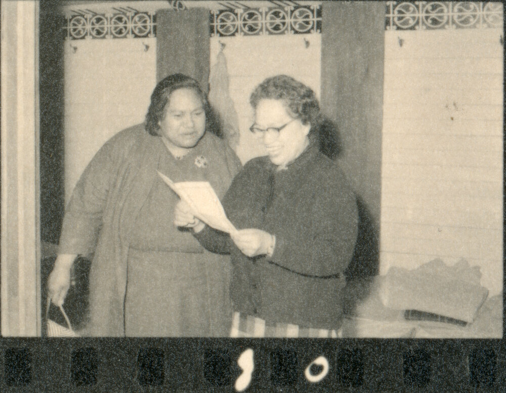 Te Maungarongo During Meeting, 1965