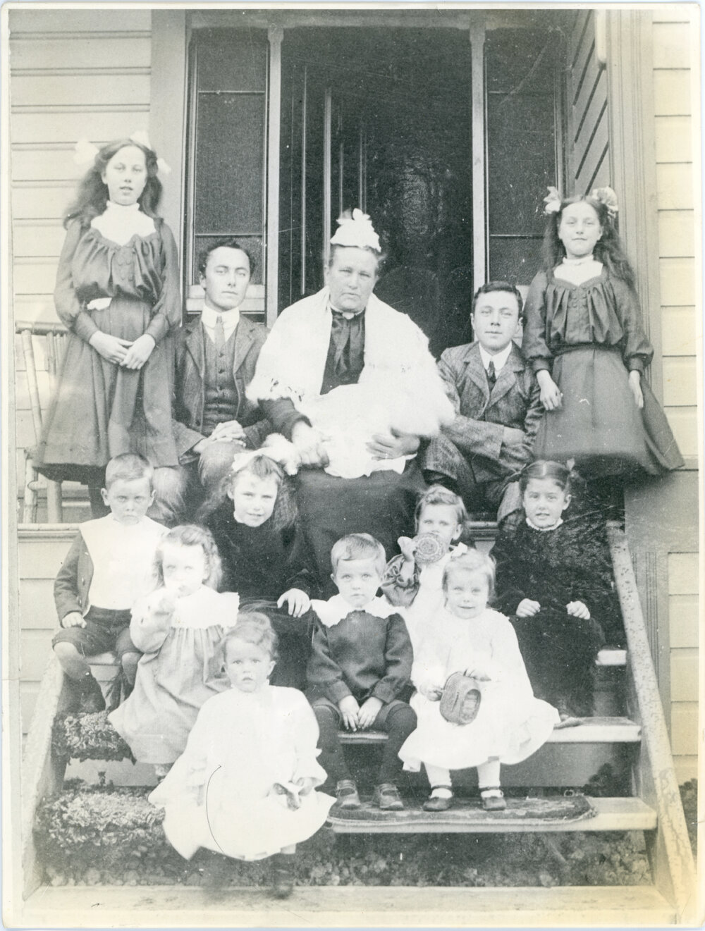 Mrs. Mawson And Her Grandchildren