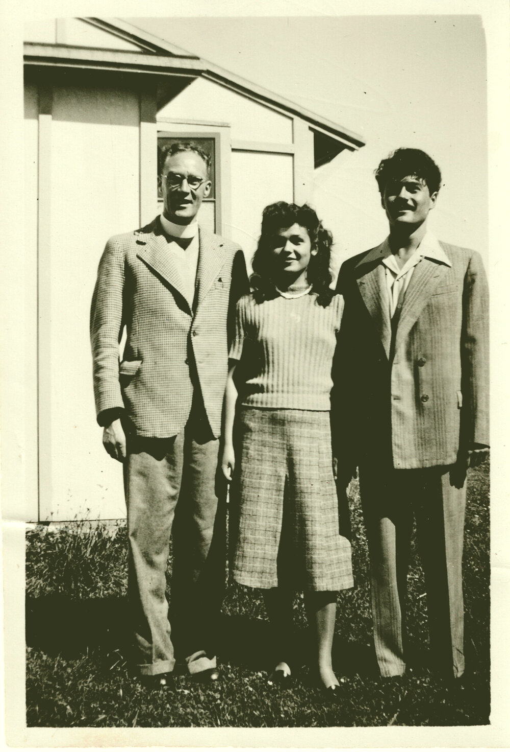 Rev. A.M. Kirkwood at Pahiatua Refugee Camp
